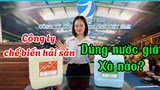 Nước giặt xả cho nhà máy thủy hải sản: Centrium S và Softener Eco One